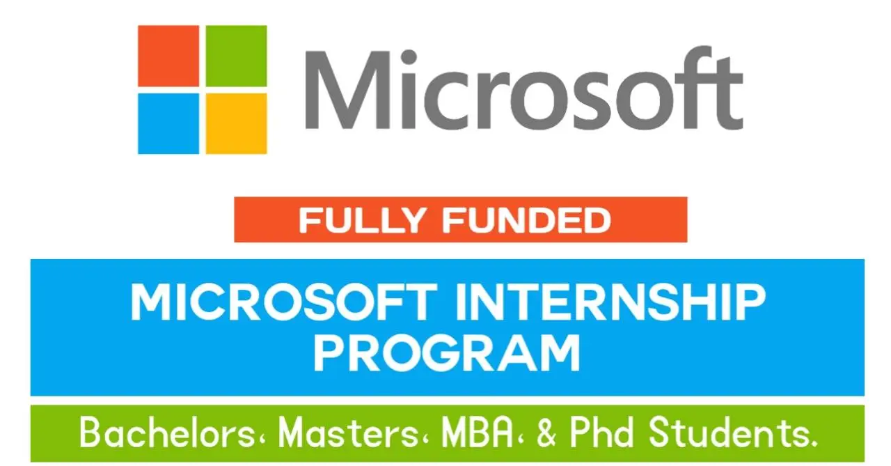 Fully Funded Microsoft Internship in Canada 2026 – URGENT – Apply Now!!! Fully Funded Microsoft Internship in Canada