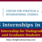 CSIS-Internships-2025-in-USA-Apply-Online