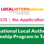 International Local Authorities Internship Turkey🇹🇷 | Fully Funded, For Foreigners, Apply Now International-Local-Authorities-Internship-Program-2025-in-Turkey-Fully-Funded